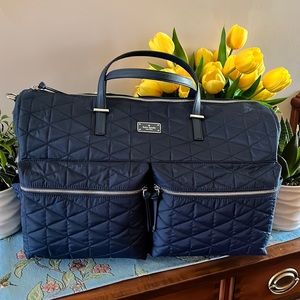 kate spade quilted carmella weekend bag